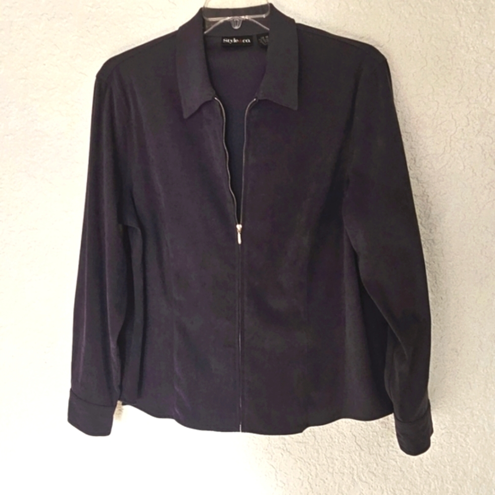 "STYLE & CO" Jacket in Dark Purple